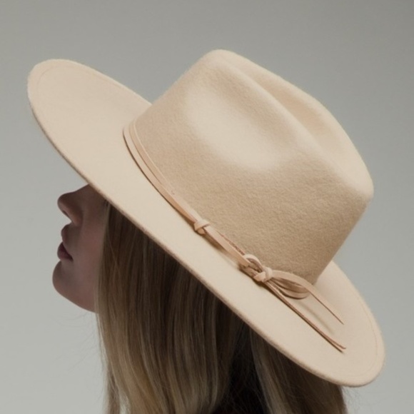 Boho Vegan leather Belted panana Hat - Picture 3 of 10